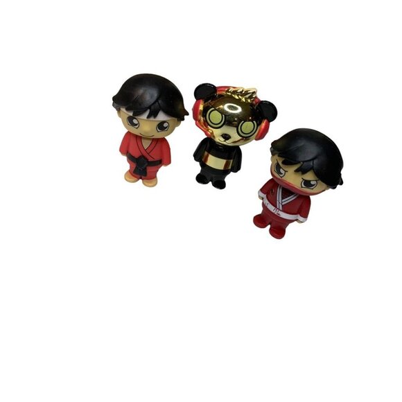 Ryans World Set of 3 Figurines Ninja Karate Robo Panda 2" - Picture 3 of 8